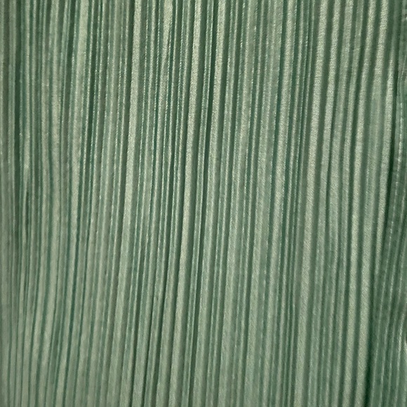 Green pleated pant set - Picture 4 of 4